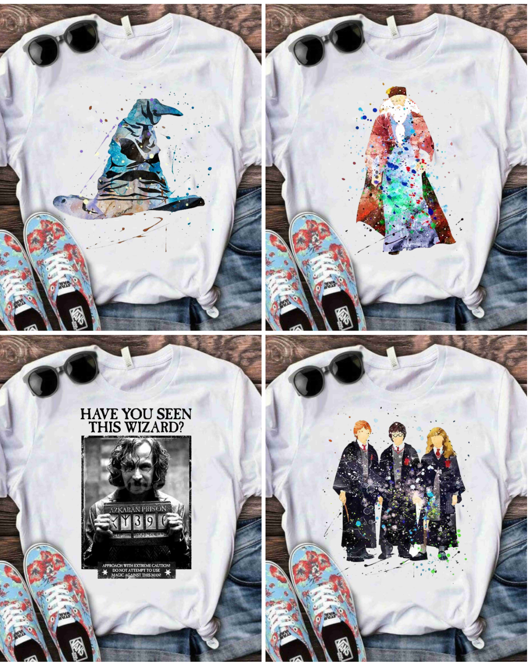49 Camisas Harry Potter Variado