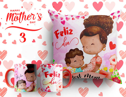 12 Tazas y Almohadas Madres