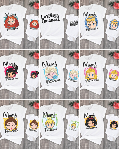81 Camisas Mamá e Hijo-Hija Día de las madres
