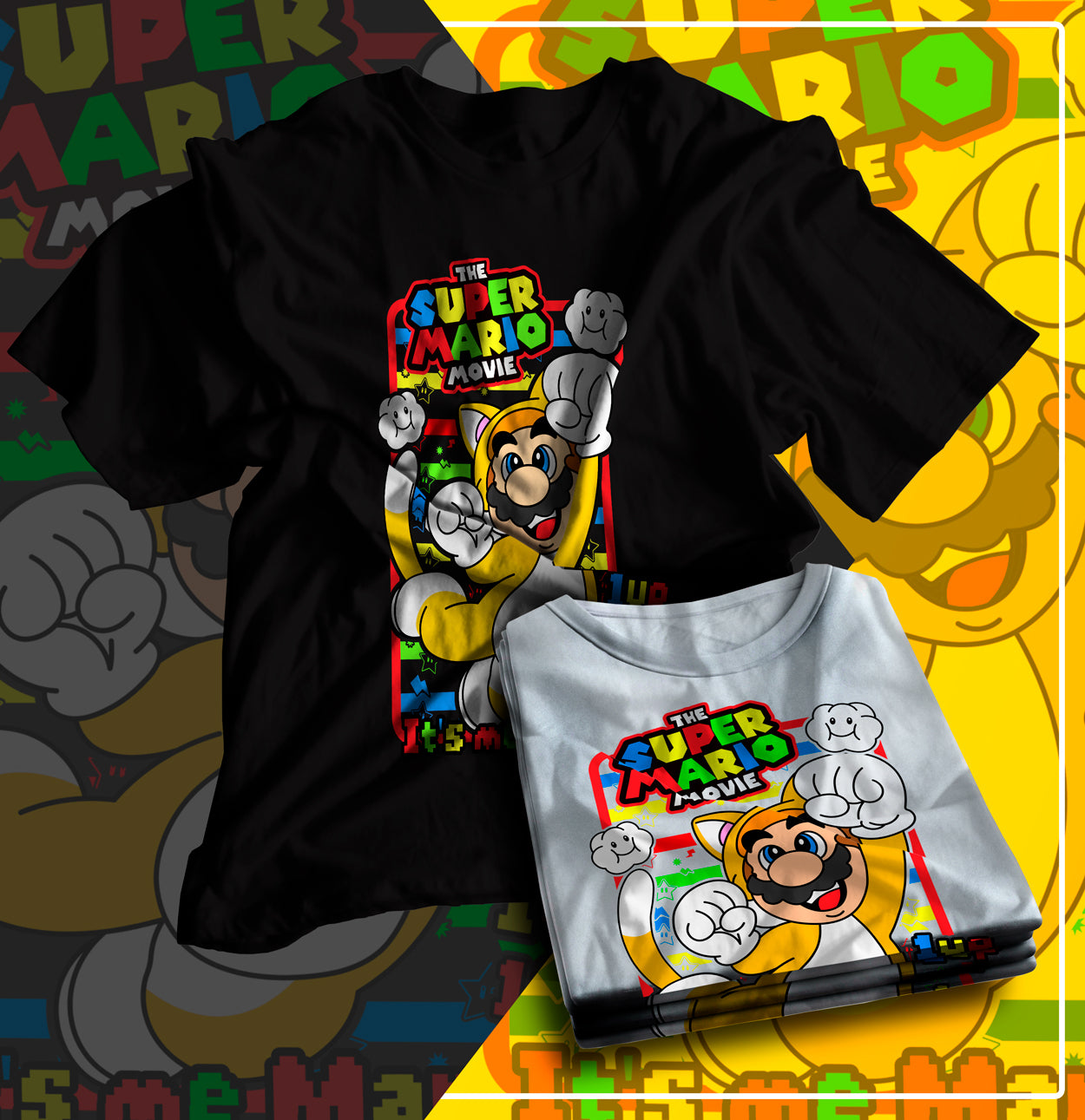 16 Camisas Mario Movie