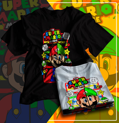 16 Camisas Mario Movie