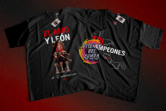 Camisa Negra Tricampeones de Ámerica 2025