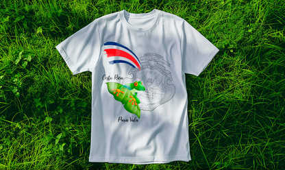 Shield & Frog Shirt + 2 Costa Rica Mugs