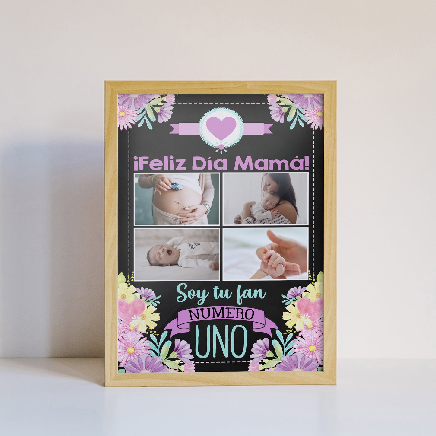 15 Cuadros con foto Día de la madre