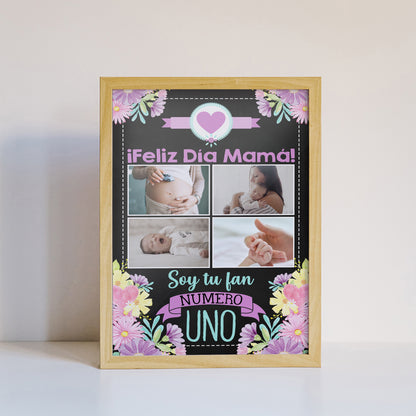 15 Cuadros con foto Día de la madre