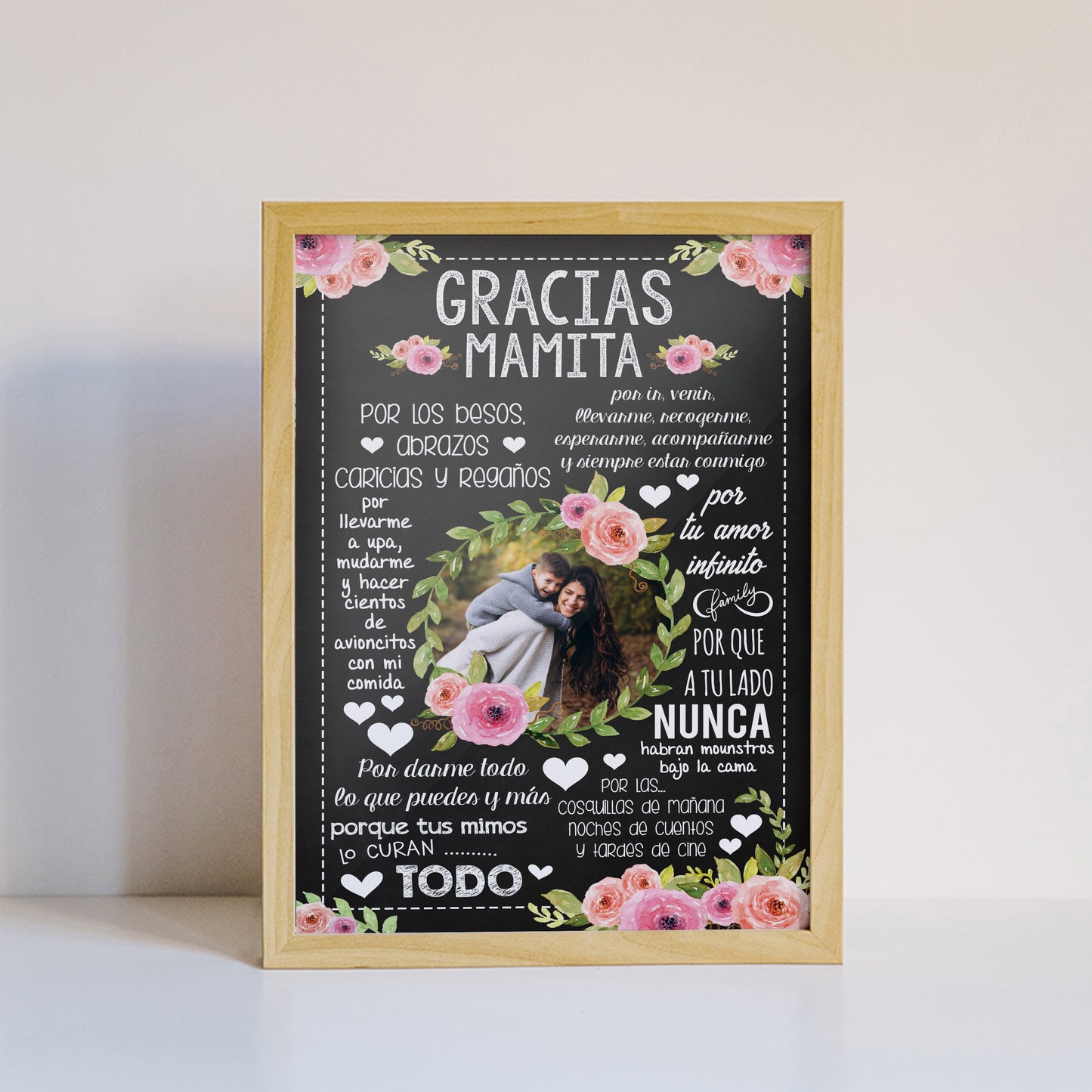 15 Cuadros con foto Día de la madre