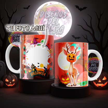 5 Halloween Mugs with Animals Costa Rica 02