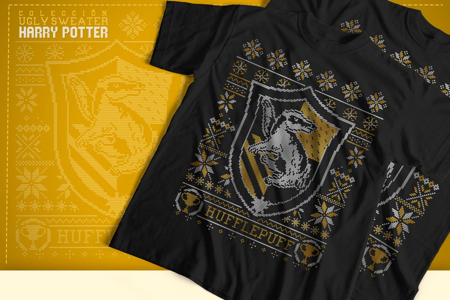 8 Camisas Ugly Sweater Harry Potter