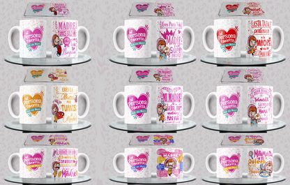9 Mother's Day Mugs with Costa Rican Phrases 01