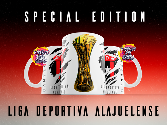 Taza SPECIAL EDITION Liga Deportiva Alajuelense Versión BLANCA