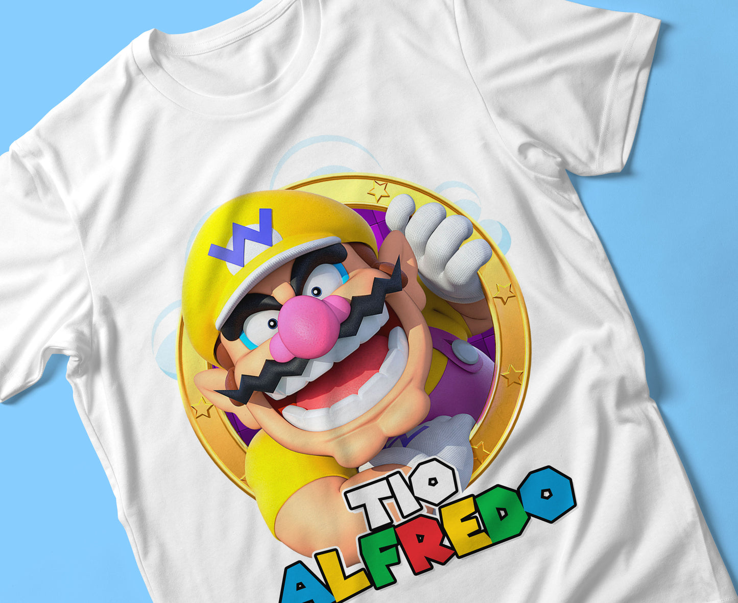 18 Camisas Mario Bros Cumpleaños