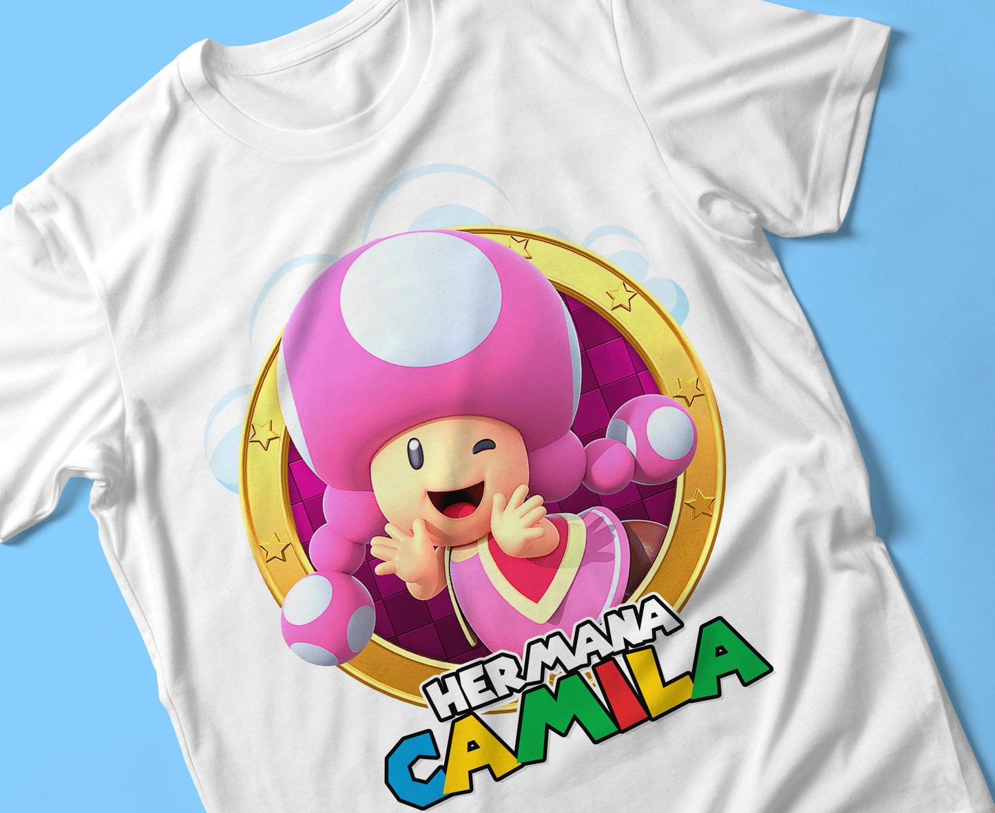 18 Camisas Mario Bros Cumpleaños