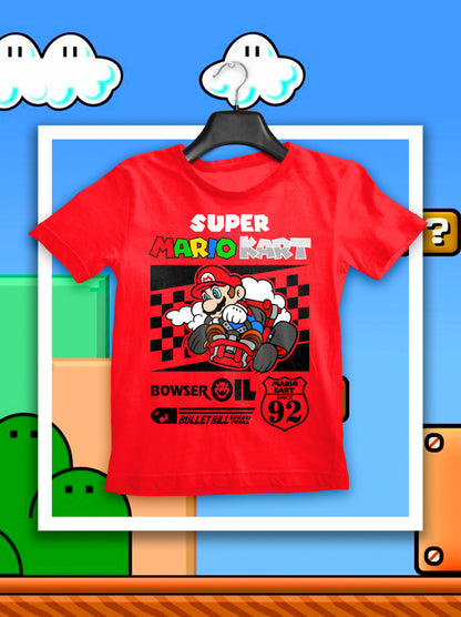 4 Camisas Mario Kart