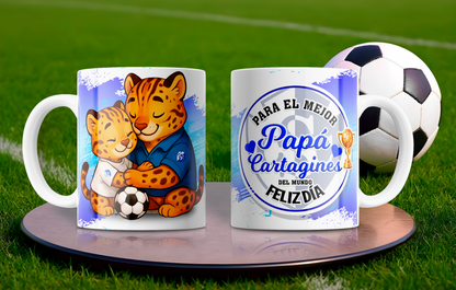 8 Tazas Equipos Caricaturas Papá