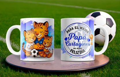 8 Tazas Equipos Caricaturas Papá