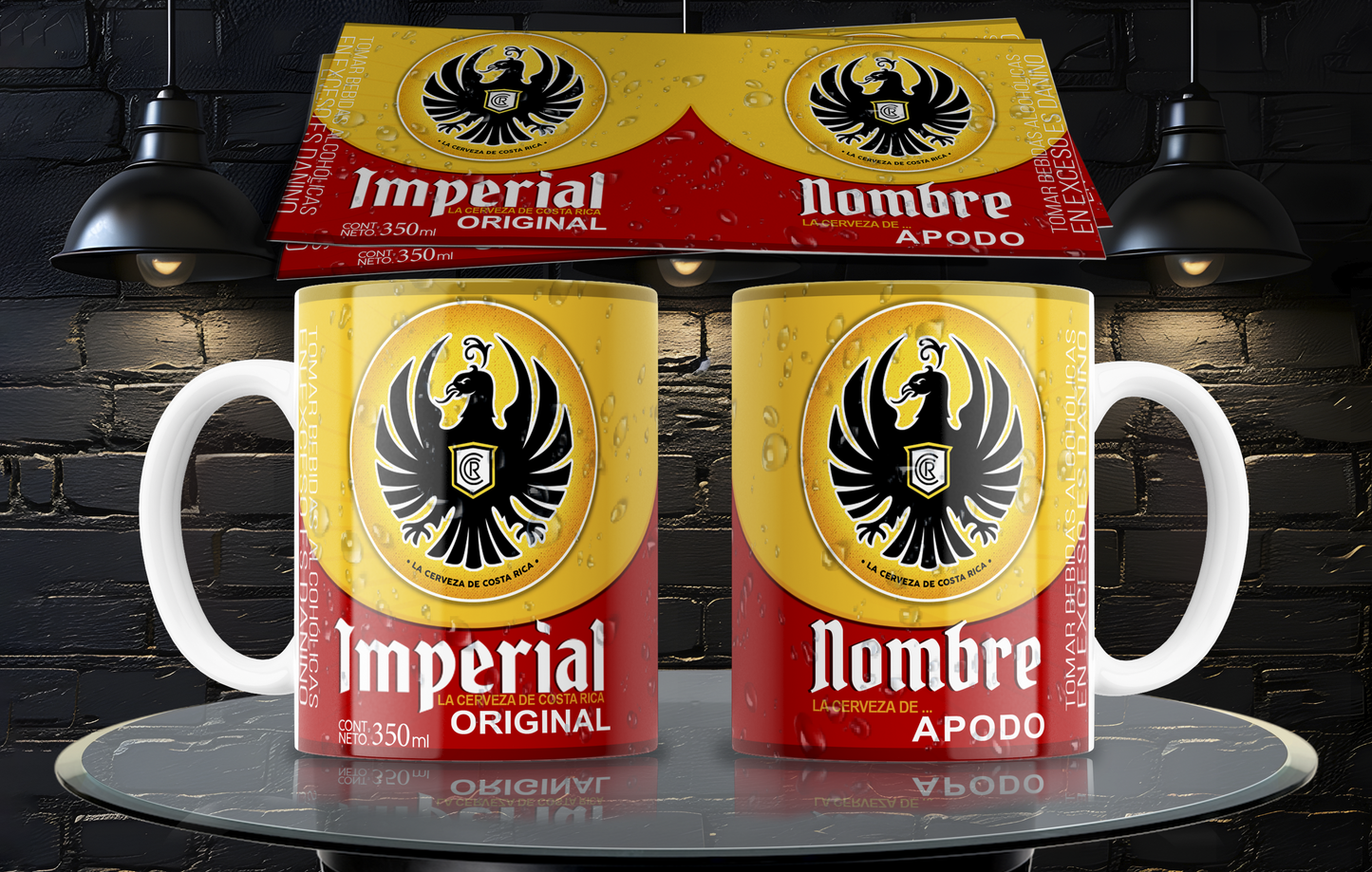 8 Cups of Costa Rican Beer