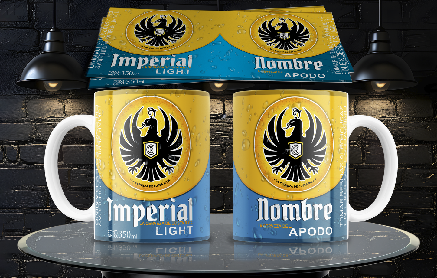 8 Cups of Costa Rican Beer