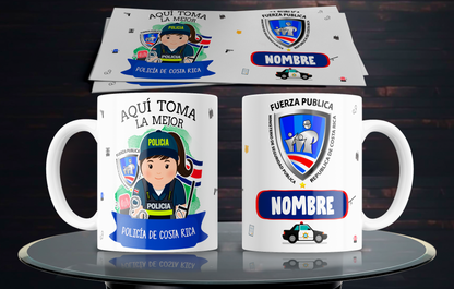10 Costa Rican Profession Mugs (Men and Women)