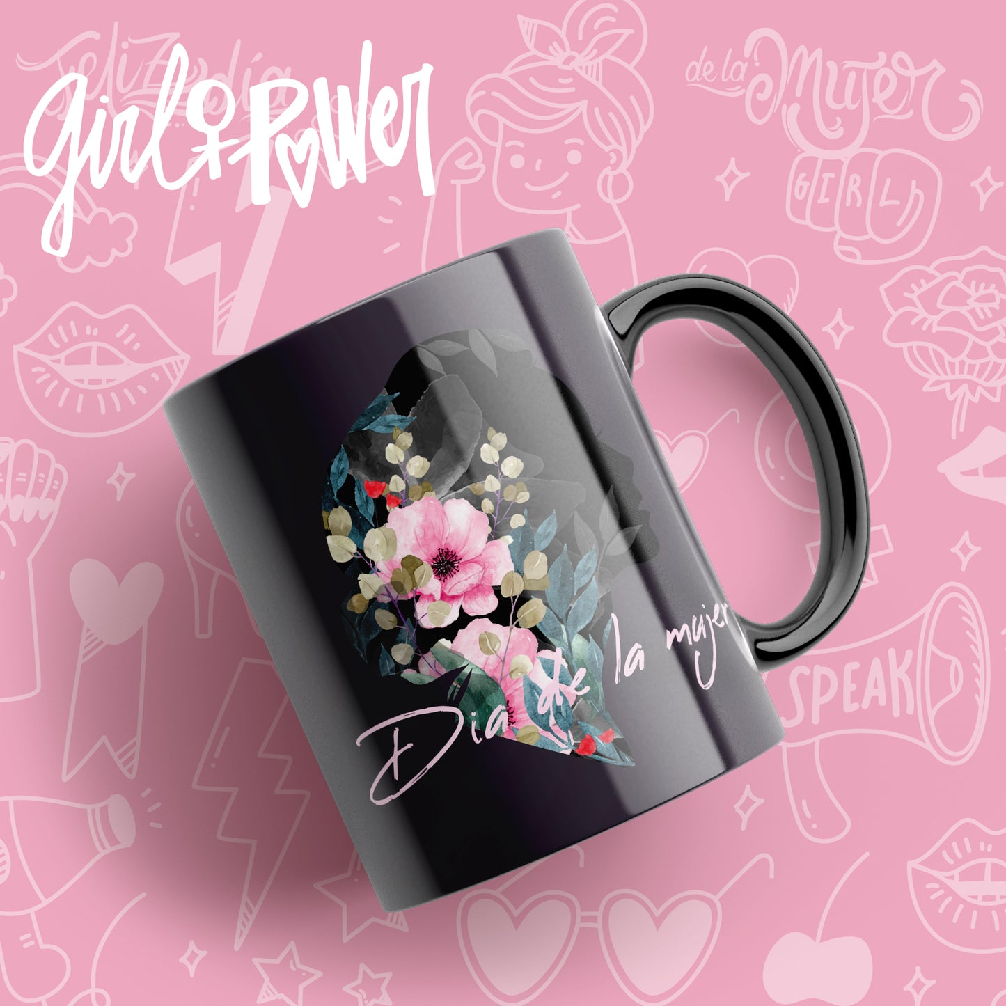 8 Tazas Día de la Mujer