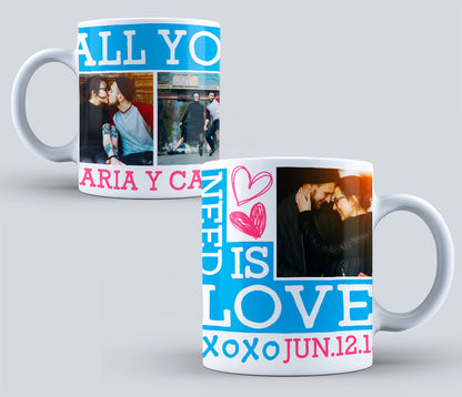 15 Love Collage Mugs with Photos