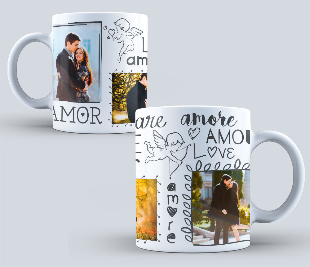 15 Love Collage Mugs with Photos