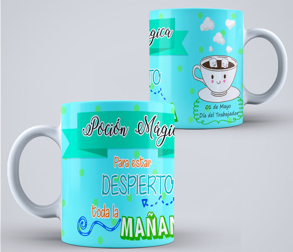 8 Tazas día del trabajador varios