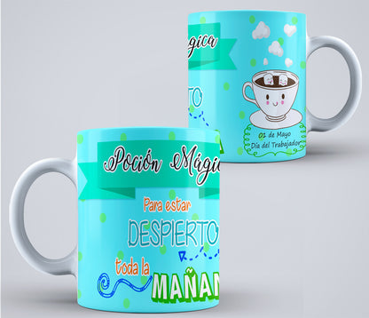 8 Tazas día del trabajador varios