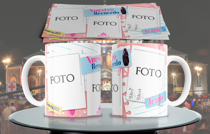 6 Tazas Recuerdo Romería Virgen de los Ángeles