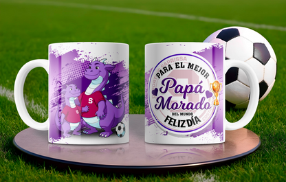 8 Tazas Equipos Caricaturas Papá