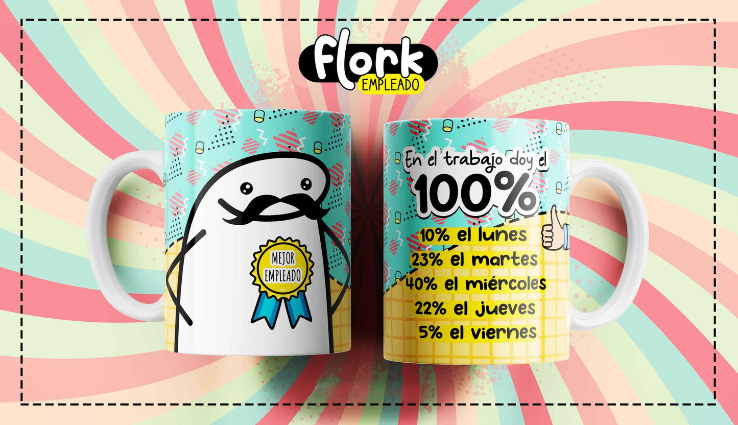 15 Tazas día del trabajador flork
