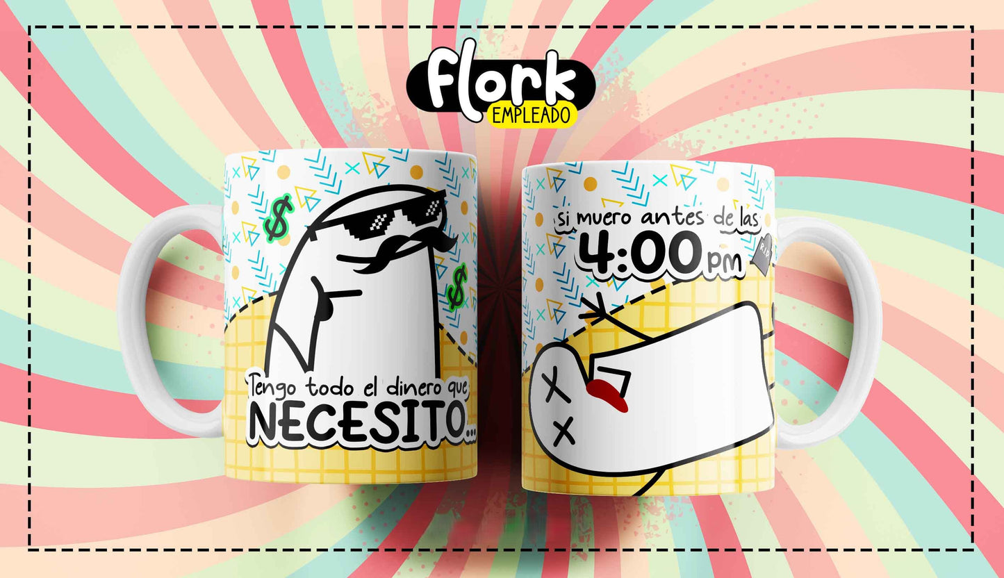 15 Tazas día del trabajador flork