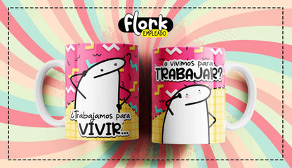 15 Tazas día del trabajador flork