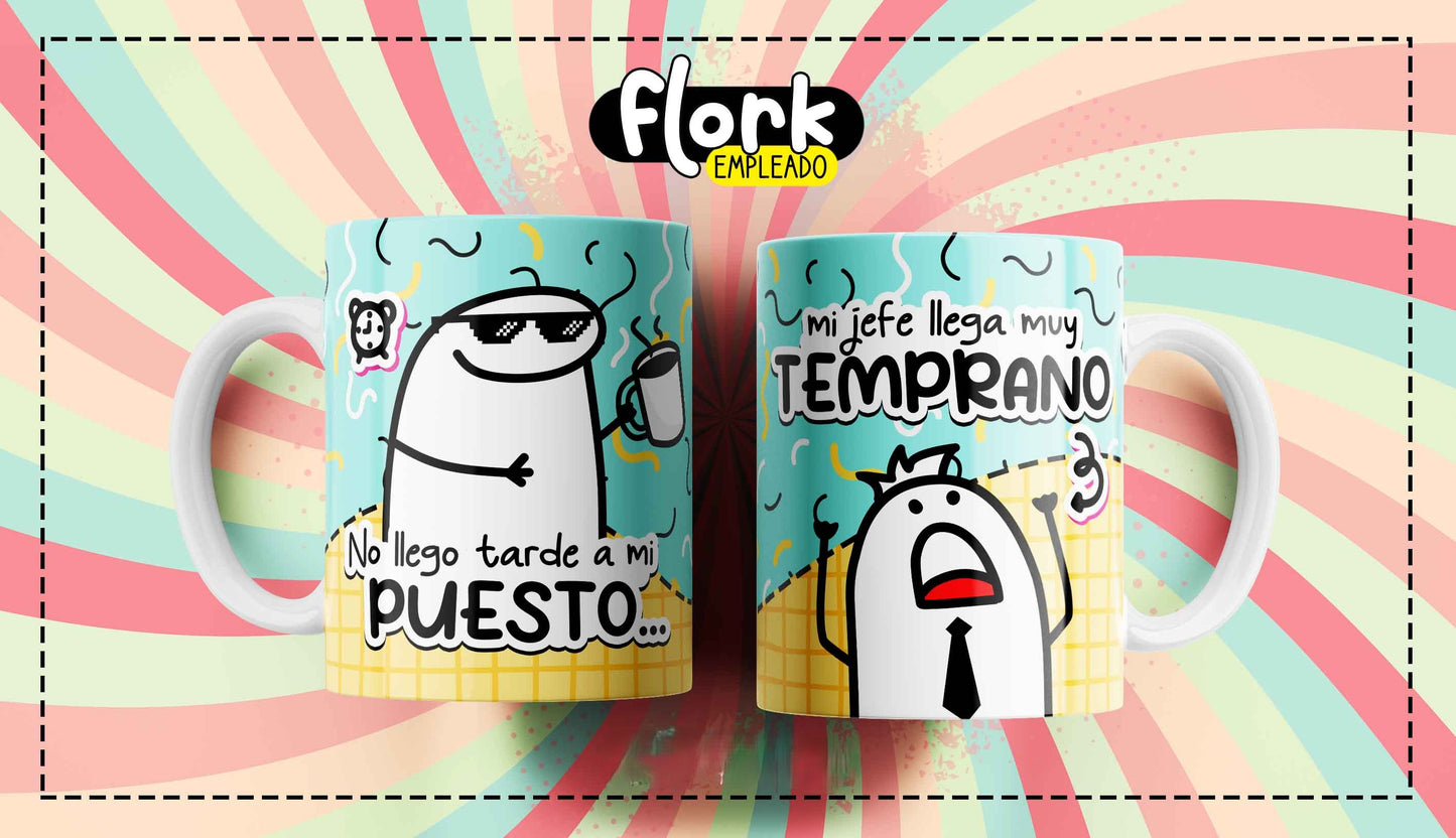 15 Tazas día del trabajador flork