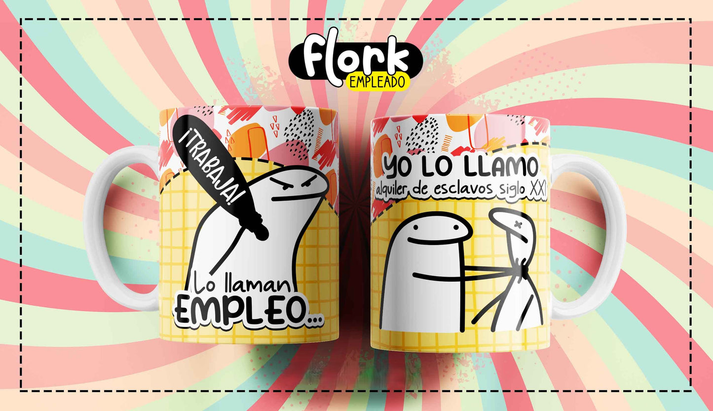 15 Tazas día del trabajador flork