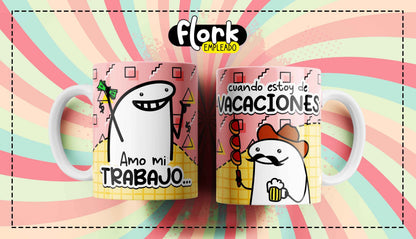 15 Tazas día del trabajador flork