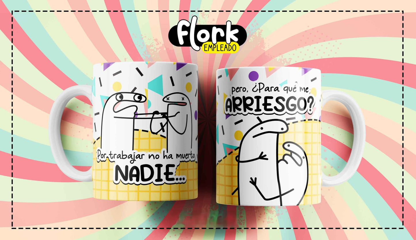 15 Tazas día del trabajador flork