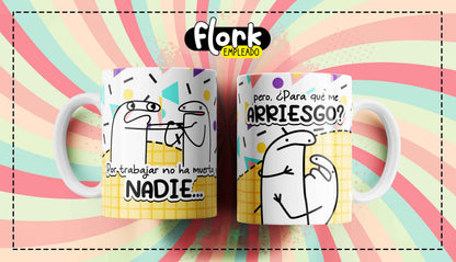 15 Tazas día del trabajador flork