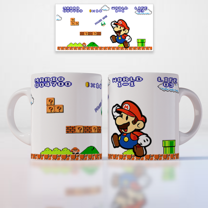 3 Tazas Mario Game