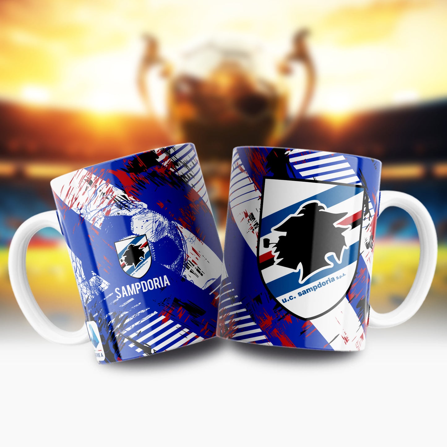 20 Tazas Futbol Italia