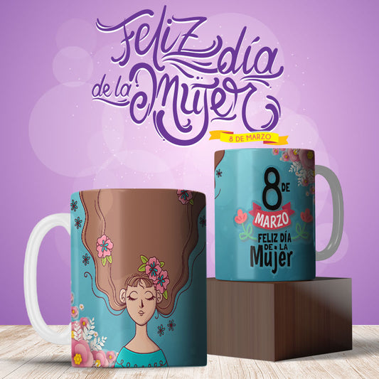 12 Tazas Día de la Mujer