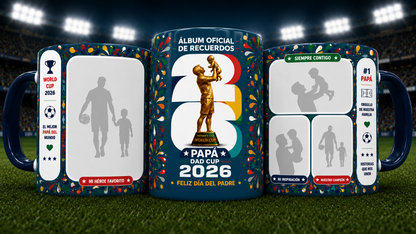 13 Tazas Albúm FIFA con foto papá