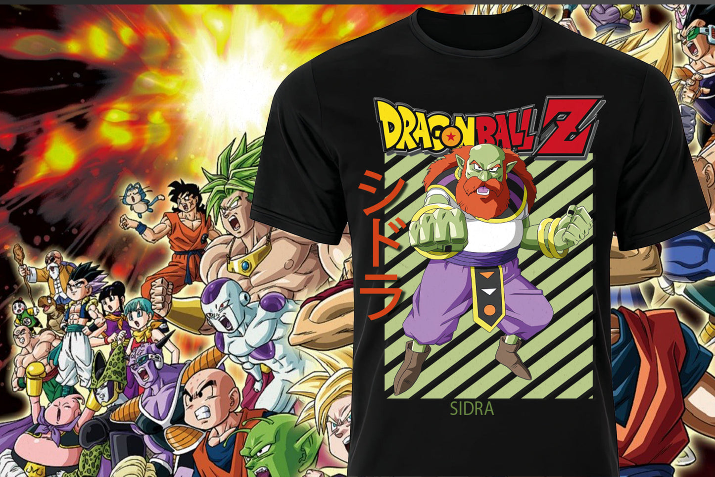 11 Camisas Dragon Ball Vectores