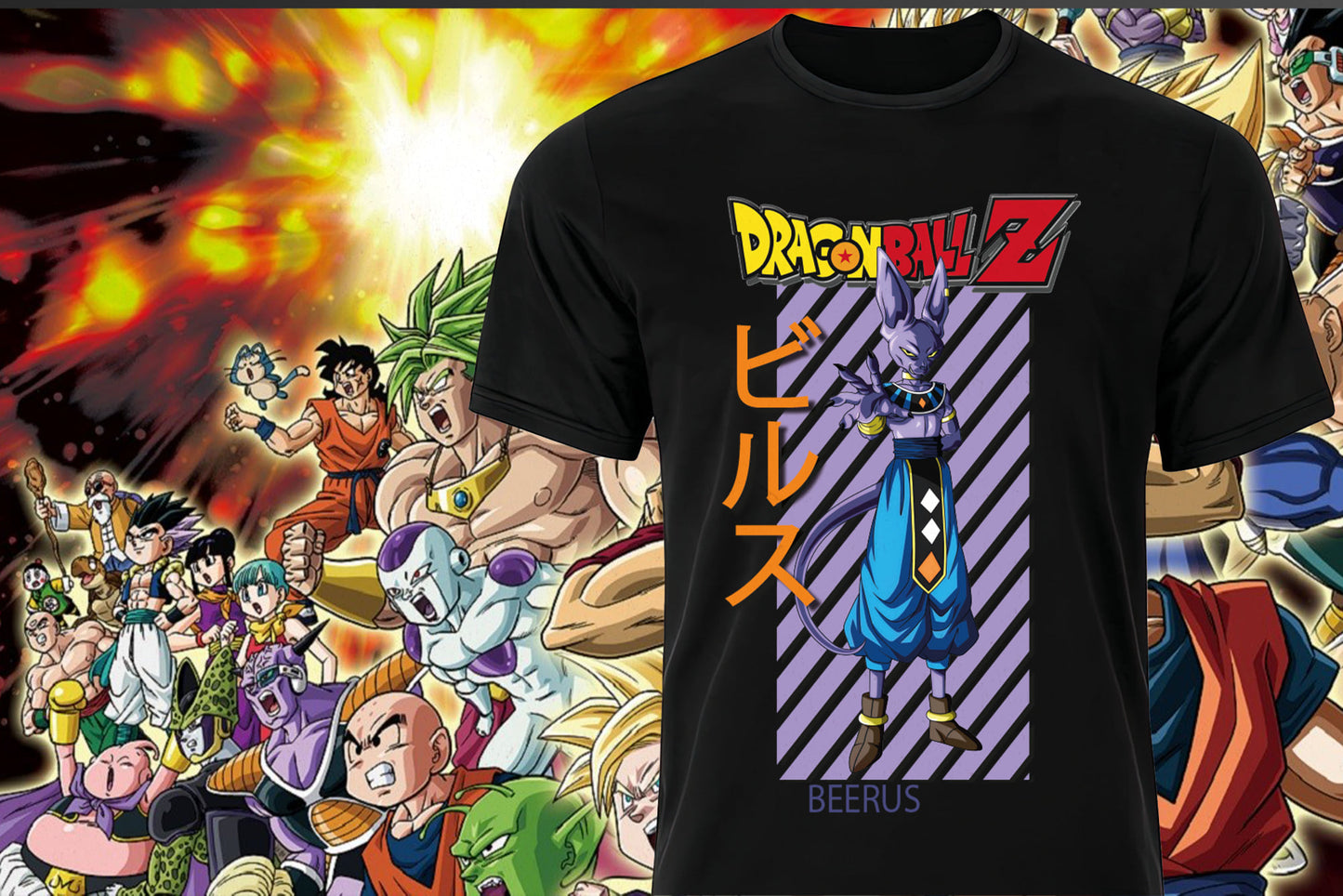 11 Camisas Dragon Ball Vectores