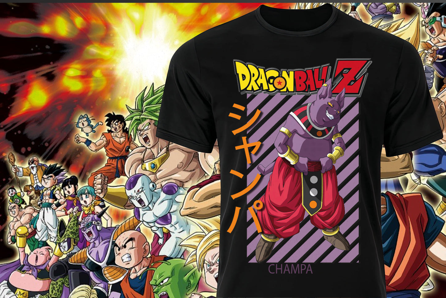 11 Camisas Dragon Ball Vectores
