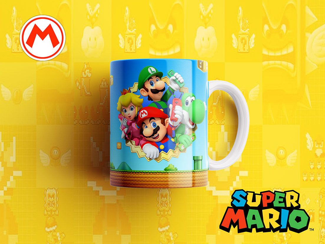 20 Tazas Super Mario Bros