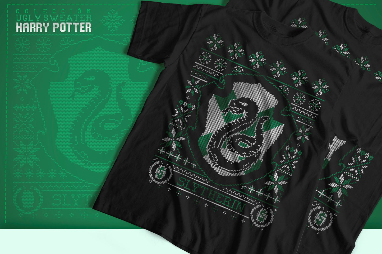 8 Camisas Ugly Sweater Harry Potter