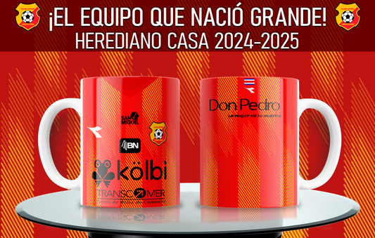Tazas Uniforme 20224 Local, Visita y Tercero Club Sport Herediano