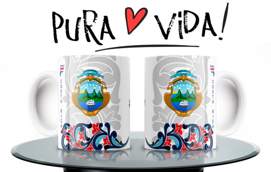 Tazas Costa Rica Floral