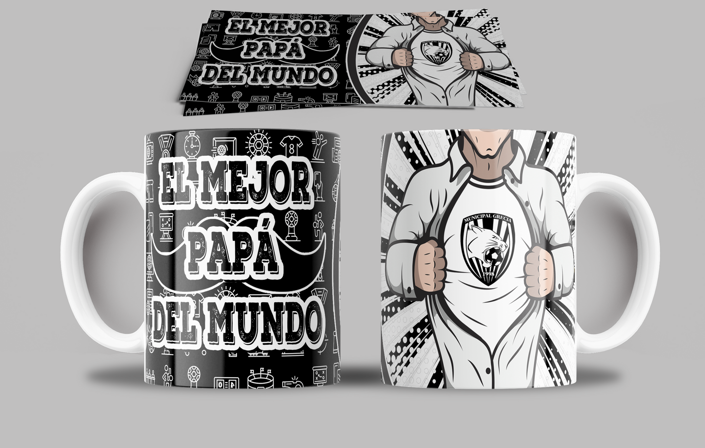 13 Tazas Varios Equipos El Mejor Papá del Mundo