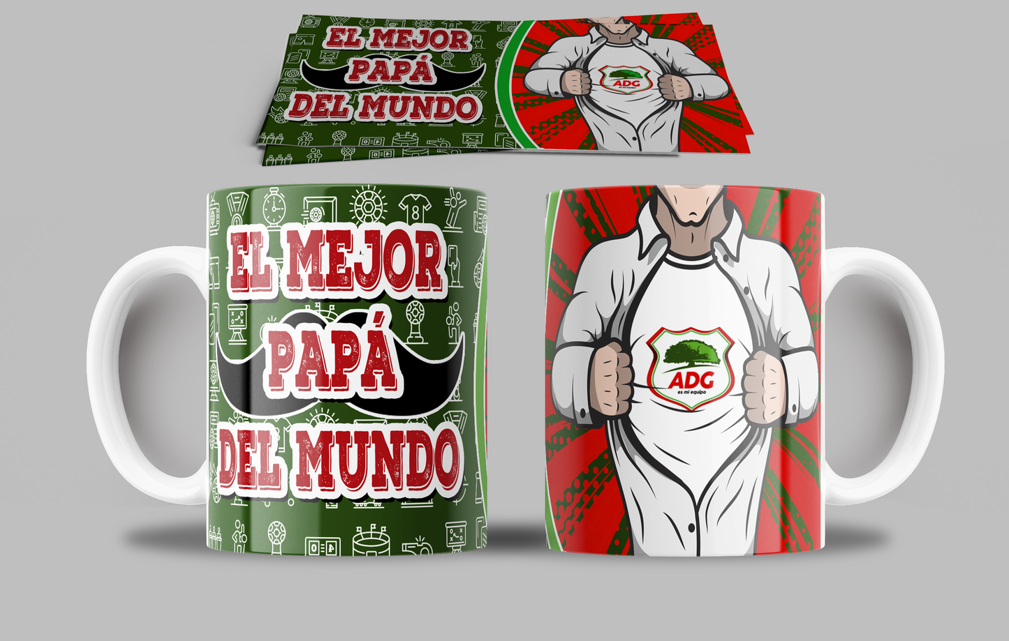 13 Tazas Varios Equipos El Mejor Papá del Mundo